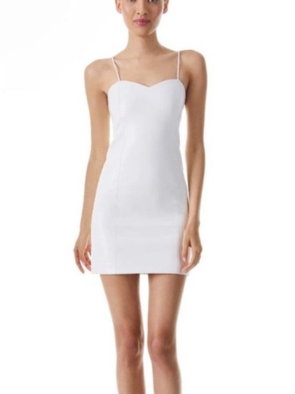 Alice and Olivia Fifi Vegan Leather Mini Dress - Picture 2 of 5
